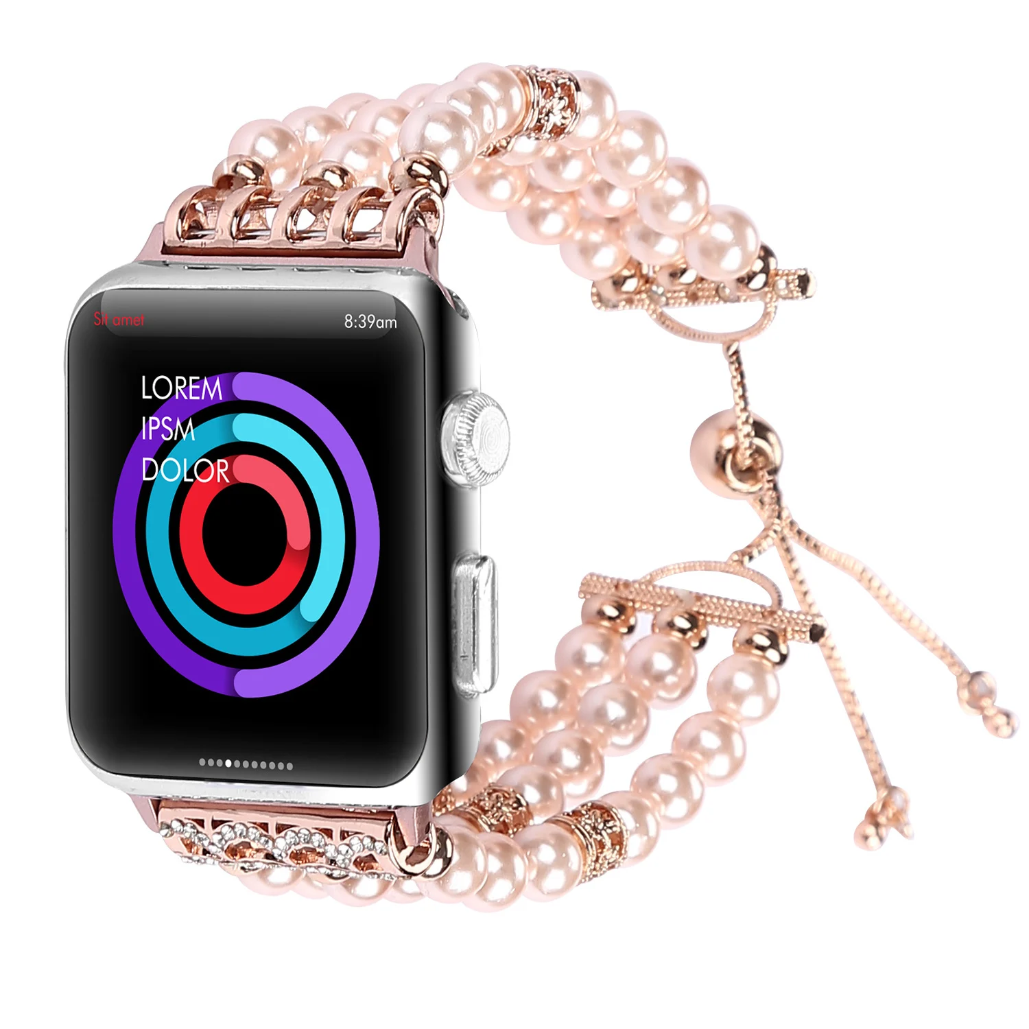 Регулируемый ремешок для Apple watch band 38 мм 42 40 44 спортивный браслет iWatch Sport series 4 3 2 1 5 6