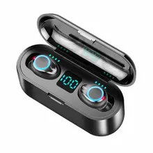 In Ear Earphones wireless headphones Bluetooth V5 0 F9 TWS LED Display Earphones With Microphone Wireless Bluetooth Headphone