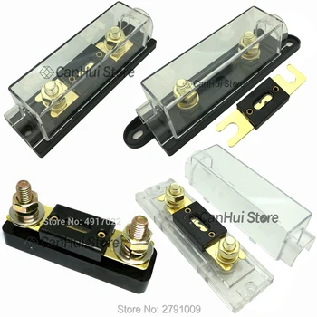 

2Pcs ANL fuse holder Bolt-on Fuse Automotive Fuse Holders Fusible Link with fuse 40A 60 80 100 120 225 275 300 400A 450A 500 AMP