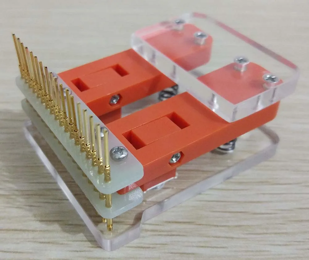 ЖК-тест PCB зажим джиг оснастка зонд 2,54