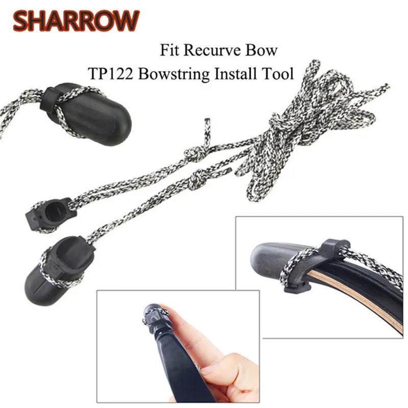 

TP122 Bowstring инструмент для установки, высококачественный нейлоновый арбалетный канат, Рекурсивный лук, монтажный вспомогательный шнур, шнур для стрельбы из лука, аксессуары для стрельбы из лука
