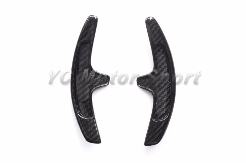 Porsche 911 997 991.1 918 970 971 Panamera 958 Cayenne Sport Model GT3RS Extended PKD Shift Paddle DCF Twill Weave Glossy Finish  (1)