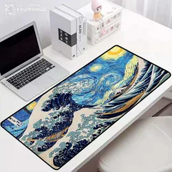 Onda anime mouse pad velocidade mausepad gaming mouse tapete teclados acessórios computador mousepad empresa computador computador gamer tapete portátil
