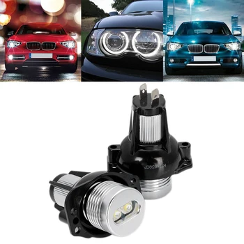 

2pcs/kit Car LED Lights Lamps Ring Bulbs for Angel Eyes E90 E91 3 Series Durable Car Parts