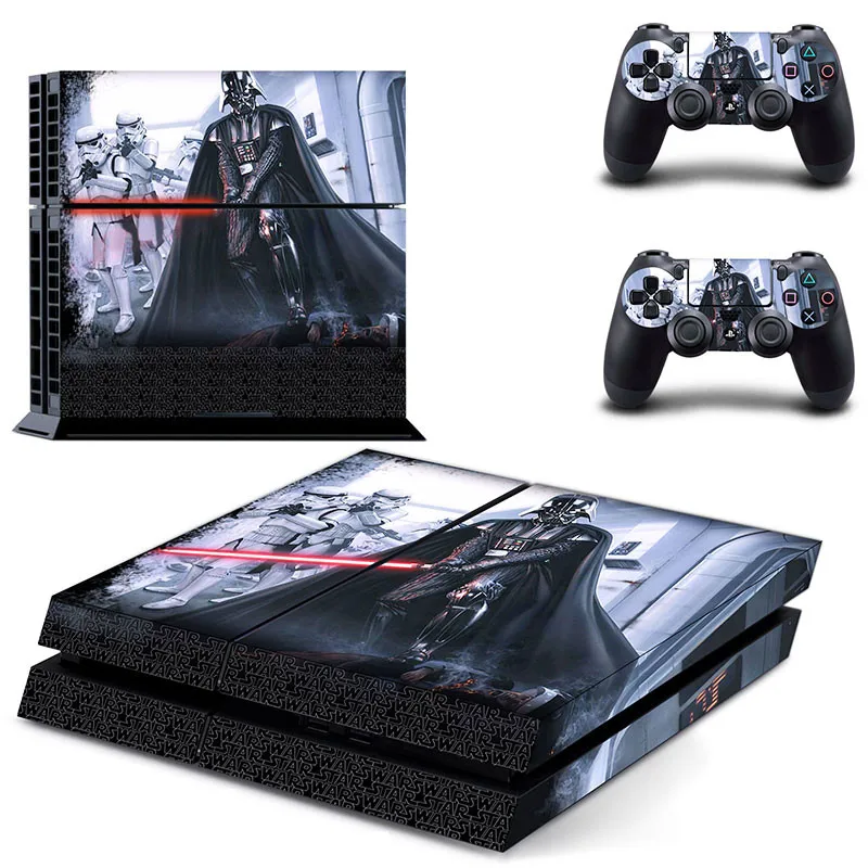 Star Wars Play station 4 наклейки s, PS 4 виниловые Наклейка для PS4 Pegatinas Adesivo для консоли playstation 4 и 2 контроллера