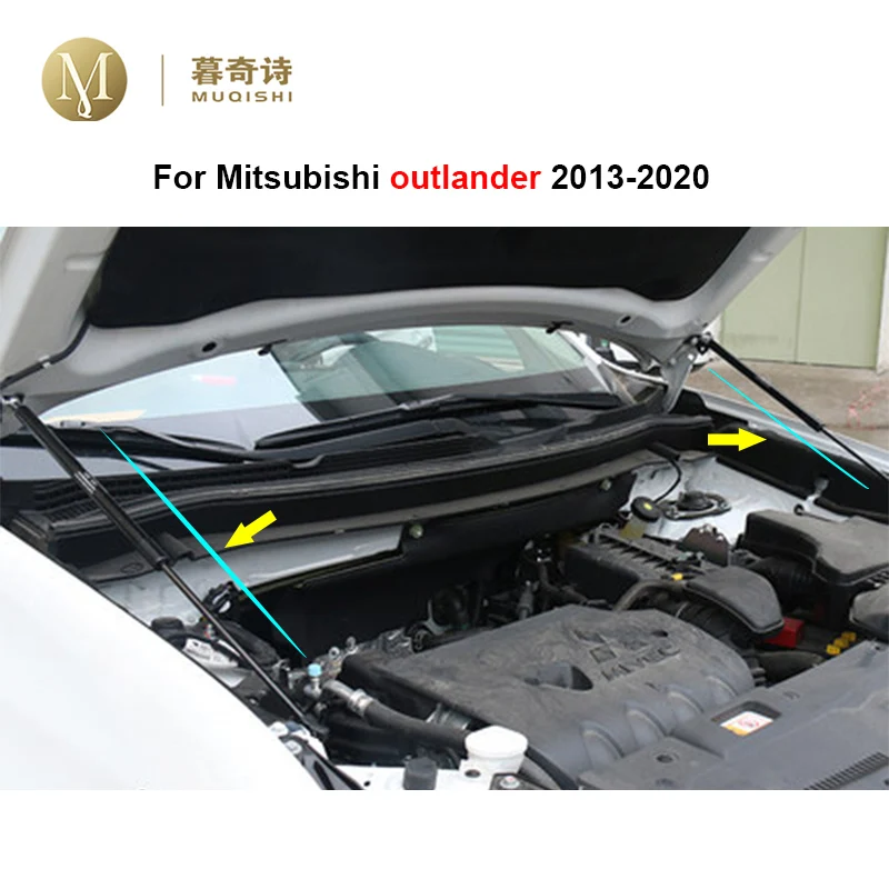 Передняя крышка двигателя для Mitsubishi outlander 2013 2020 опорный стержень подъемник