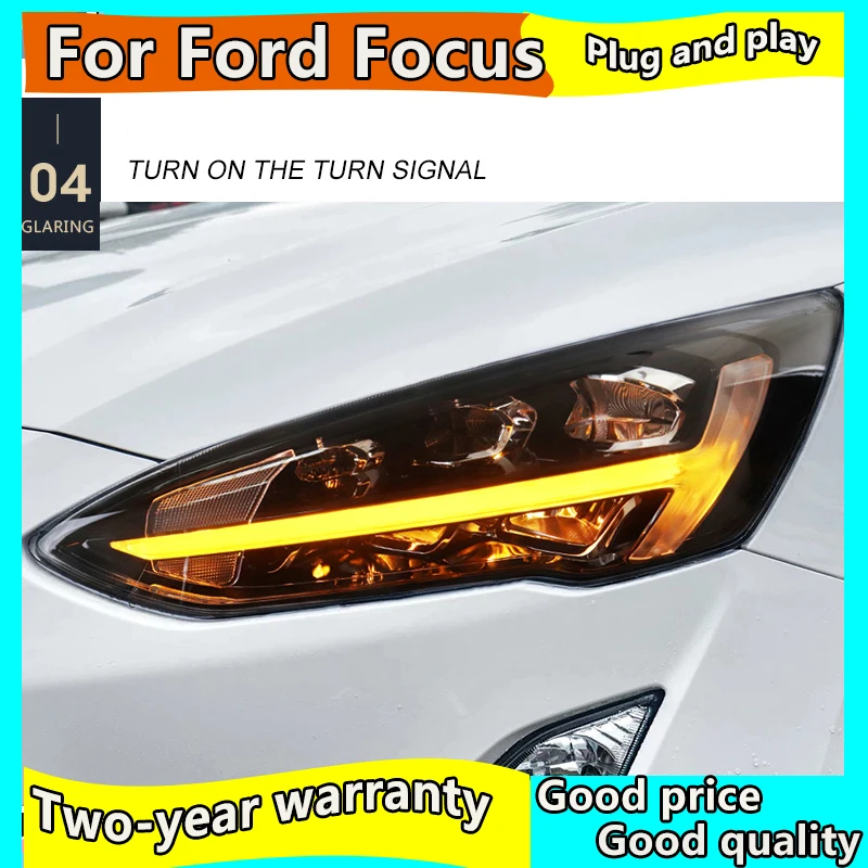 Автомобильный Стайлинг для Ford Focus фары фокус 5 светодиодный фары динамические светодиодные фары дневного света Hid Bi Xenon авто аксессуары