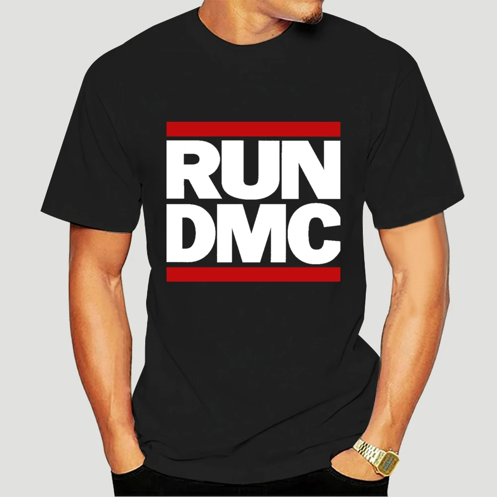 Run Dmc винтажный логотип (темно красная) выгорающая Футболка Neu Und Offiziell(1)