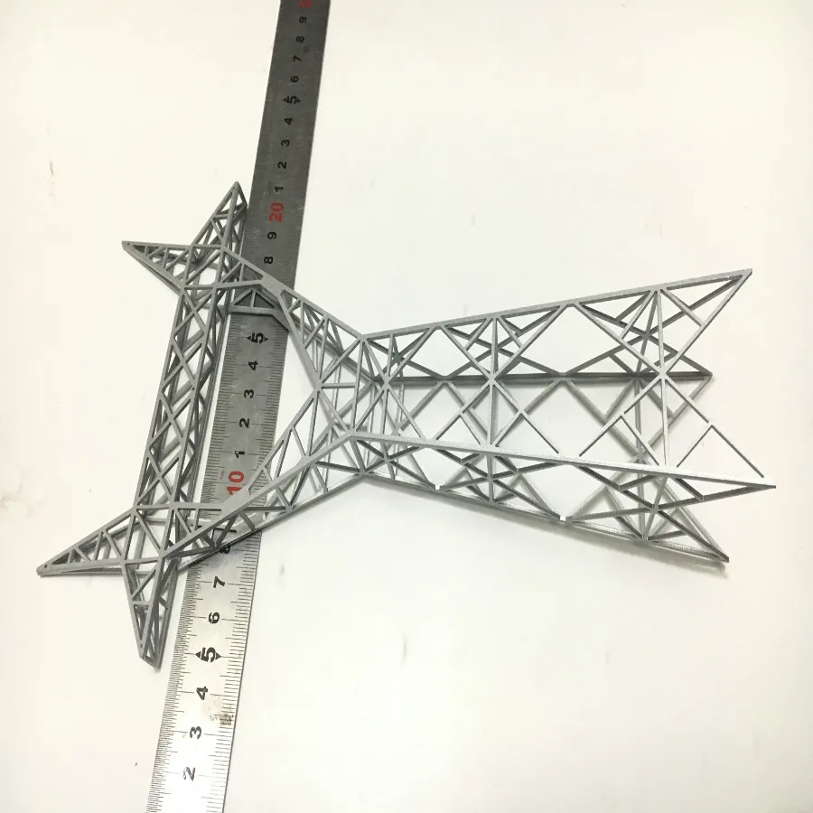 Sand Table Model High Voltage Tower Transmission Tower Cable Tower Model Plastic Barrel Tower For Ho Train Layout - Image 4