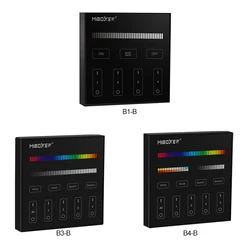 Mixboxer 4-Zone Touch Panel Remote For Single Color RGBW RGB+CCT Led Light Strips
