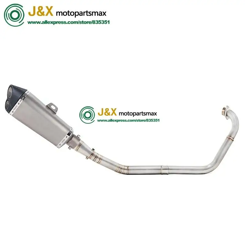 Полная выхлопная система мотоцикла Escape slip on для yamaha YZF R15 MT15 MT-15 2008- средняя труба глушителя DB-Killer