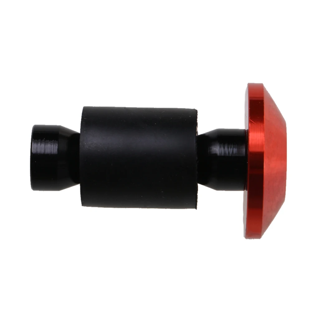 2PCS Billet Handlebar Grips Bar End Slider Cap for Motorcycle Dirt Bike Red