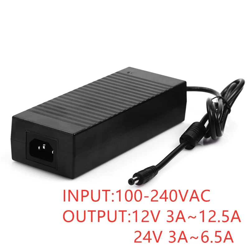 Адаптер питания AC 110 В/220 В к DC 12 24 трансформатор освещения 2.5A 3A 4A 5A 6A 7A 8A 10A 12.5A