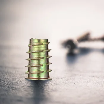 

120pcs Durable Sturdy T Nut Assortment Kit Embedded Nut for Home Furniture