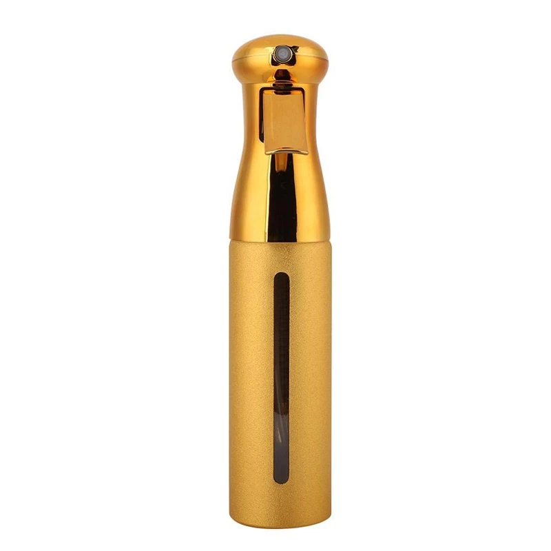 

Gold 250Ml Hairdressing Spray Bottle, Salon Barber Hair Tools Fine Mist Sprayer Styling Tools