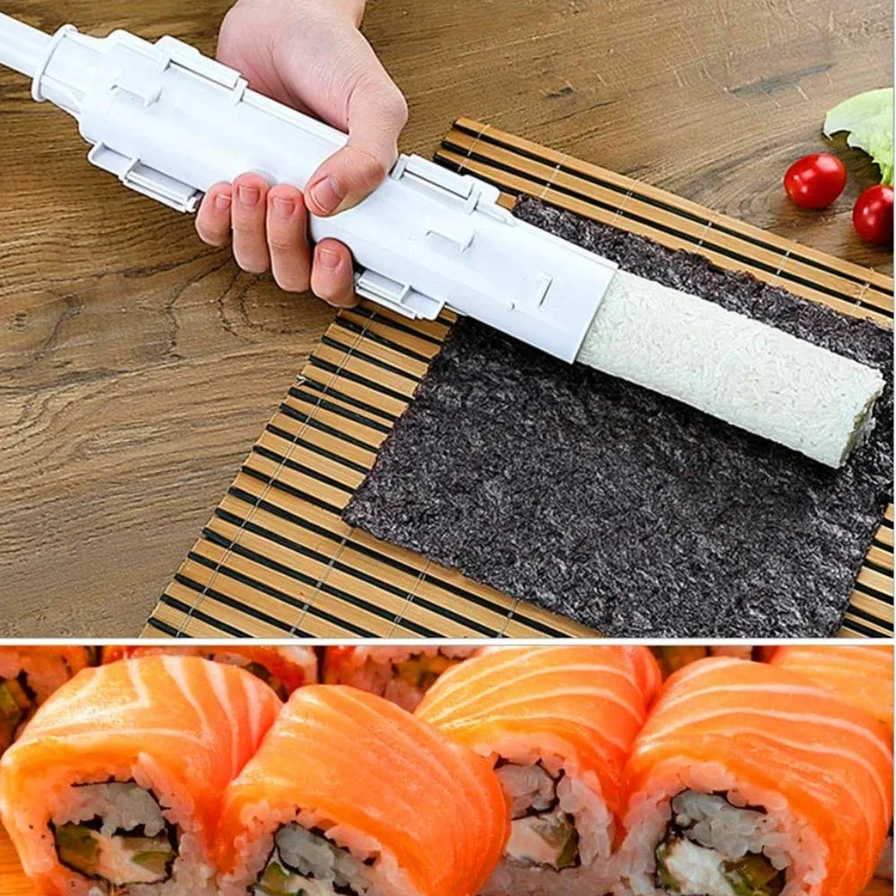 Суши производитель роликовый ролл плесень суши ролик Базука рисовое мясо овощи DIY Суши делая машину кухонный гаджет прокатная машина