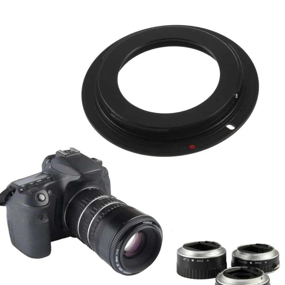 1 шт. алюминиевый Объектив M42 для Canon M42 EF переходное кольцо 1100D 600D 60D 550D 5D 7D 50D