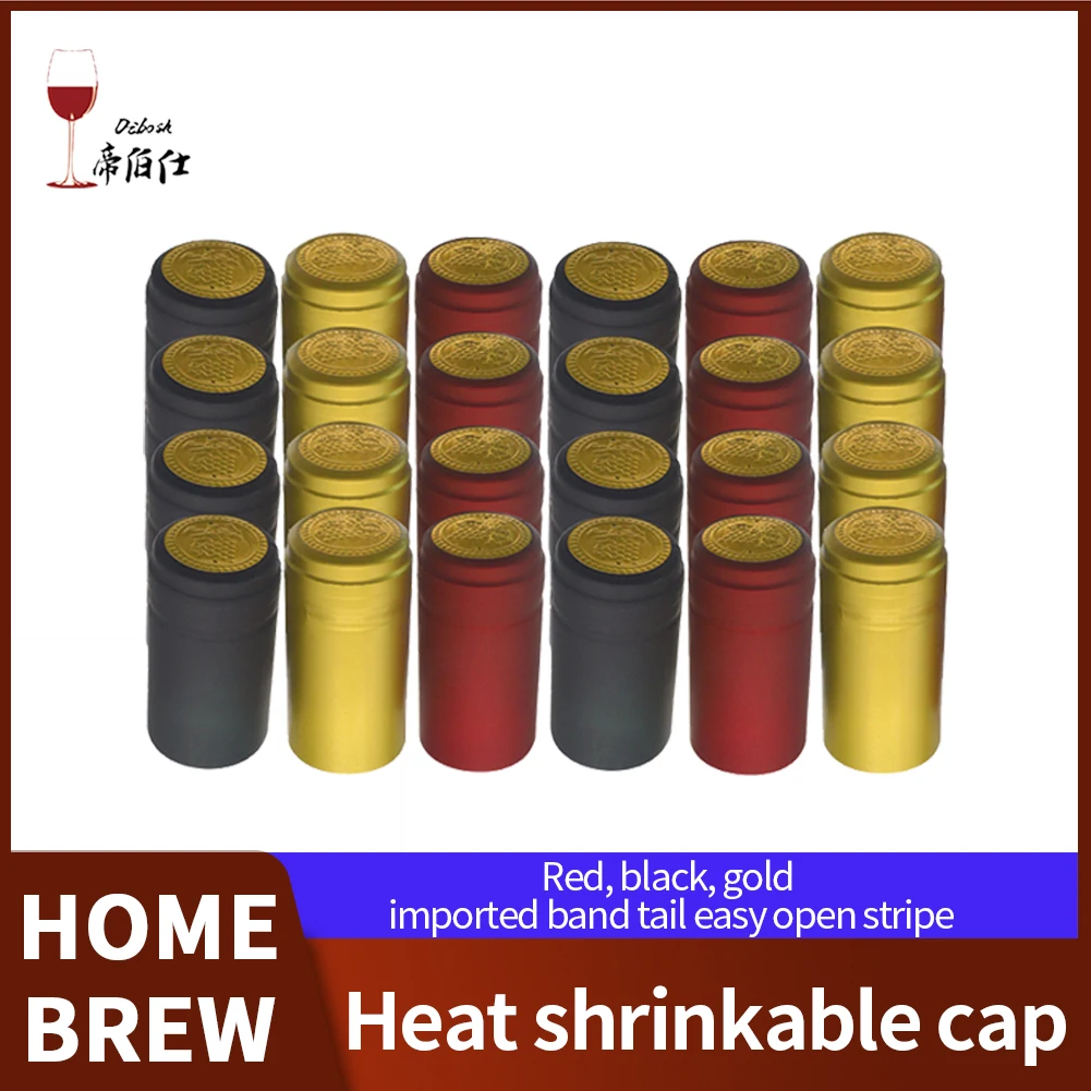 

1000pcs Pvc Heat Shrink Cap Home Brewing Wine Seal Cover Import Row Material Red Wine Bottle Seal Bar DIY Accessories