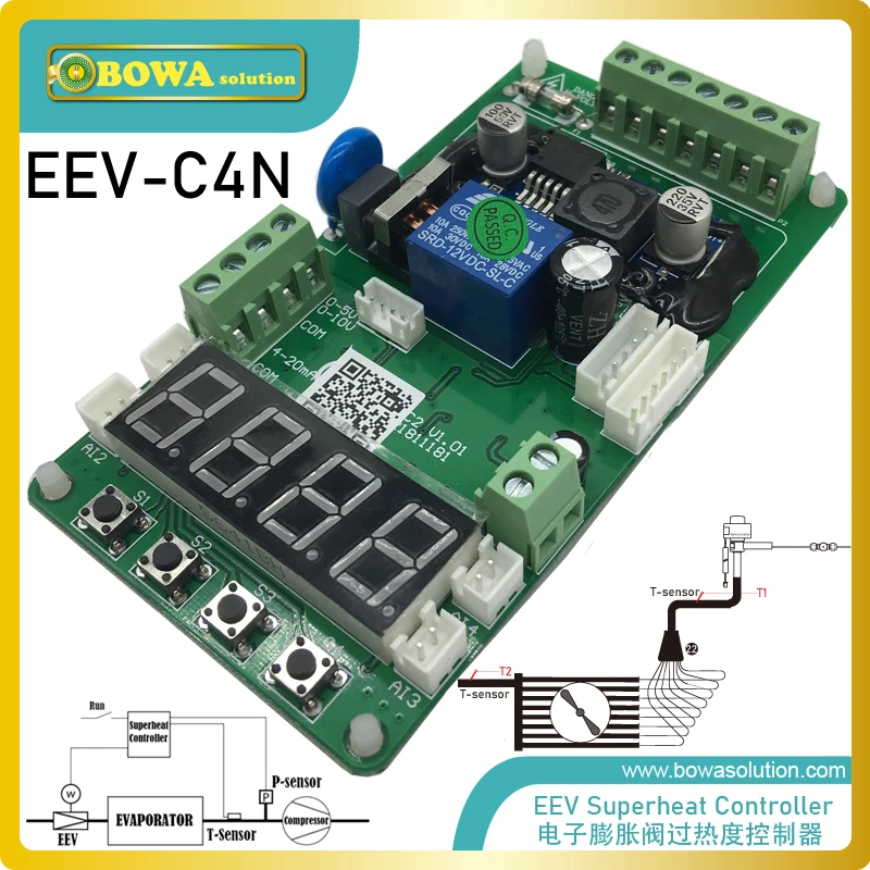 EEV superheat controller is designed for refrigerated trucks & bus air
