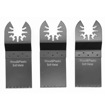 

3 PCS 1-3 / 8inch Oscillating Multi Tool Saw Blades For Wood Soft Metal Cutting