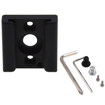 

Cold Shoe Mount Adapter Cold Shoe Bracket Standard Shoe Type with 1/4 Inch Thread Hole for Camera Cage Flash Led Light Monitor V