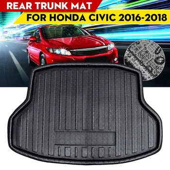 

Rear Trunk Cargo Car Interior Boot Liner Waterproof Mat For Honda for Civic 2016-2018 Not For 2-dr for Coupe&4-dr Hatchback