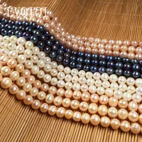Real Natural Freshwater Pearl Beads Round Spacer Punch Exquisite Loose Bead For Jewelry Making DIY Necklace Bracelet Accessories 1