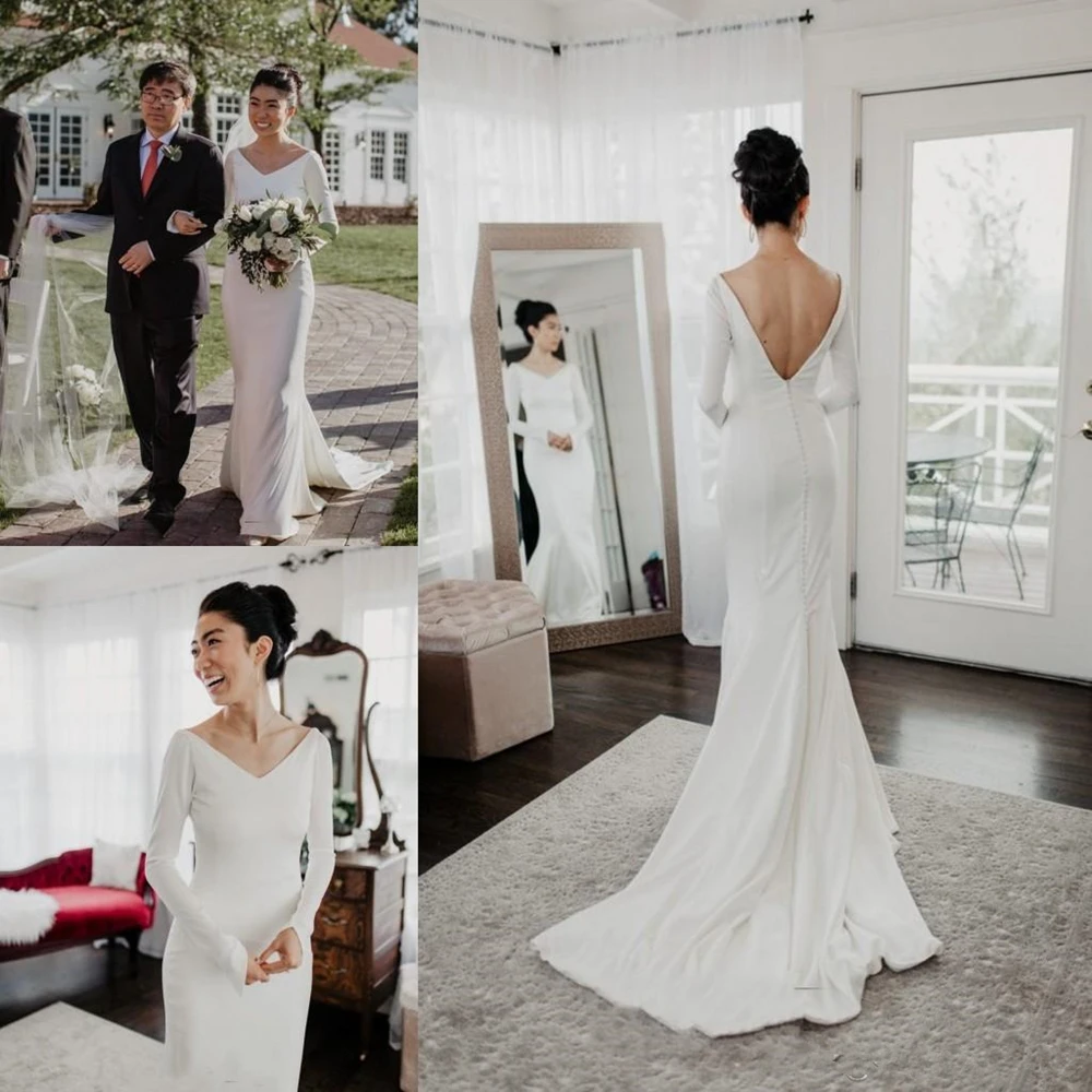 sexy-mermaid-wedding-dresses-v-neck-long-sleeve-backless-custom-made-bridal-dresses-high-quality-white-satin-fashion-wedding-gowns
