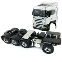 LESU 1/14 8*8 Металлическое шасси Her Sca ABS кабина RC тягач автомобиль THZH0319