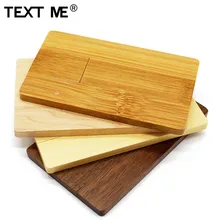 Флеш-накопитель usb с логотипом TEXT ME, креативная карта, 4 ГБ, 8 ГБ, 16 ГБ, 32 ГБ, 64 ГБ, usb 2,0, Подарочная Флешка с принтом