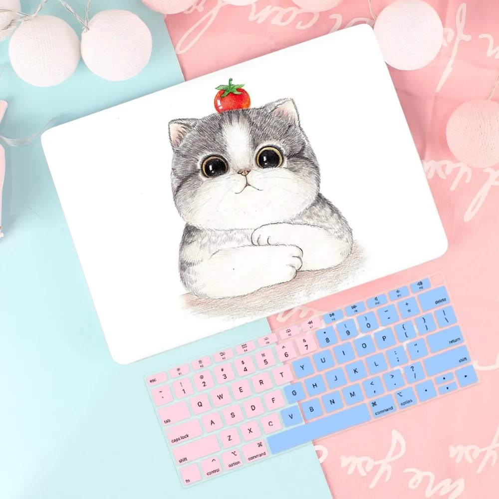 Чехол для ноутбука MacBook Air 13 11 Pro 13 15 retina A1502 A1398 A1278 Touch Bar mac book 13 1" A2159 жесткий чехол