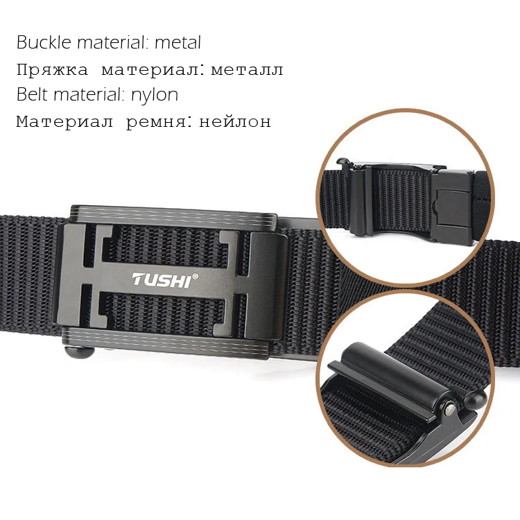 MEDYLA Taktischer Gürtel Herren Outdoor Freizeitgürtel Nylon Militär Armee Gürtel Outdoor Metallschnalle Training Jagdgürtel BLL041 – Detail 3