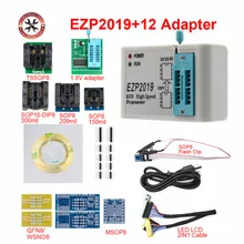 EZP2019 szybki programator USB SPI lepszy niż EZP2013 obsługa 32M Flash 24 25 93 EEPROM 25 flash bios z pełne adaptery