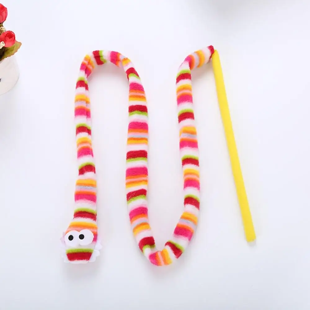 Новая игрушка для кошек, набор забавных палочек для кошек, Радужный Змеиный шар, кости, товары для домашних животных, кошек