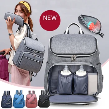 

Large Capacity Baby Diaper Bag Mommy Stroller Bags Waterproof Nappy Bag Kits Mummy Maternity USB Travel Backpack Nursing Handbag