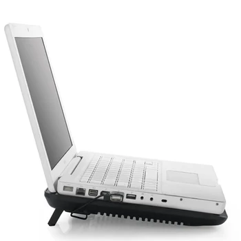 

for Proffesional PC Gamer 14 15 15.6 Inch Gaming Laptop Cooler Fan Led Dual USB Port Laptop Cooling Pad with Stand Cooling Fan