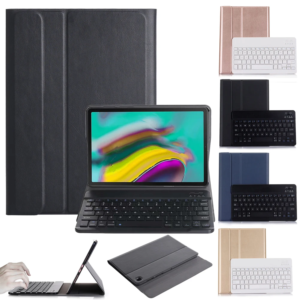 Для Samsung Galaxy Tab A7 10 4 2020 T500 / 505 съемный ультра-тонкий ударопрочный чехол Bluetooth