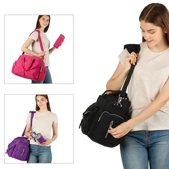 

Waterproof Diagonal Mommy Bag Multi-function Large-capacity Pregnant and Infant Travel Mother and Baby Bag Three-piece Set