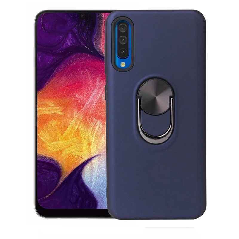 Luxury Magnetic Metal Ring Case For Samsung A70 A50 Silicone TPU Cover Cases for Galaxy A10 A20 A30 A40 A30S A50S Fundas |