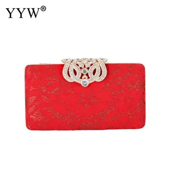 

Satin Velour Clutch Bag Women Red Flower Shape Luxury Handbags Women Bags Designer Wedding Purse Vintage Sac A Main Femme bolsa