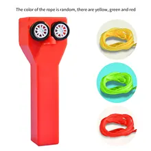 

Rope Launcher Propeller Zip String Rope Push Thruster Controller Cord Shooter Cool Kid Gift Props Handheld Electric Toys