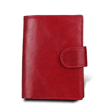 

Genuine Leather Cardholder Women Wallets Travel Passport Wallet Men Business Card Purses Woman Credit Card Holder Coin Purse Sac