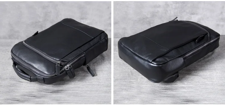 Real Leather Backpack With Cup Holder For Men