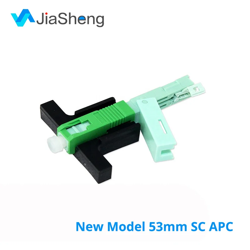 100 шт./лот SC APC UPC быстрый соединитель одномодовый соединитель FTTH инструмент холодный Соединитель Инструмент волоконно-оптический Быстрый Соединитель 53 мм