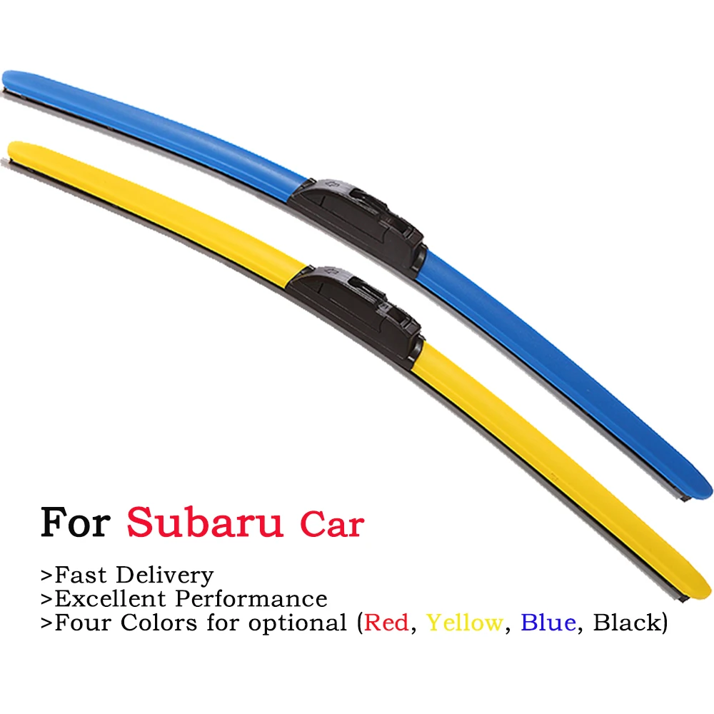 

HESITE Colorful Hybrid Wiper Blades For Subaru Impreza BRZ Forester Justy Legacy Levorg Outback Tribeca XV Trezia WRX R1 Vehicle