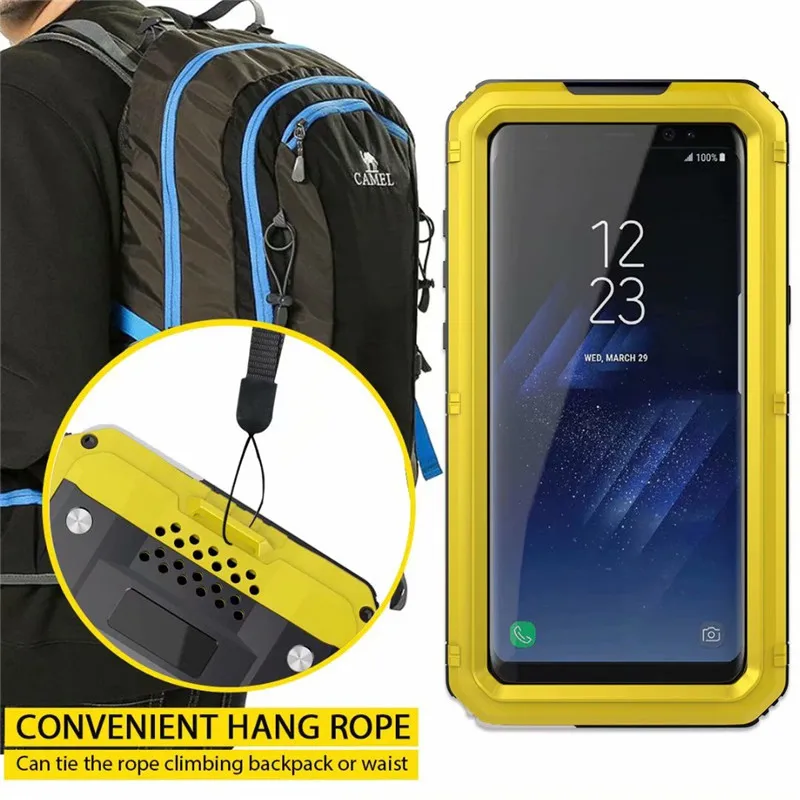 waterproof metal case for samsung galaxy s8plus (21)