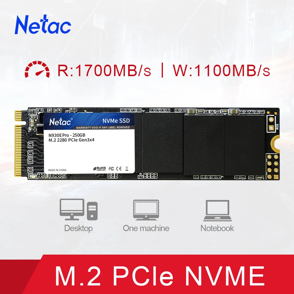 Netac N930E SSD 1 ТБ Внутренний твердотельный жесткий диск ssd 500 Гб 250 ГБ для ноутбука, компьютера slc flash, бесплатная доставка|Внутренние твердотельные накопители|   | АлиЭкспресс
