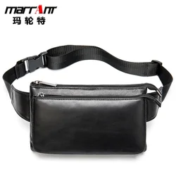Sheepskin Chest Bag Genuine Leather All-Match Shoulder Crossbody Small Soft Bag Trendy Mobile Phone Men and Women Casual 8940