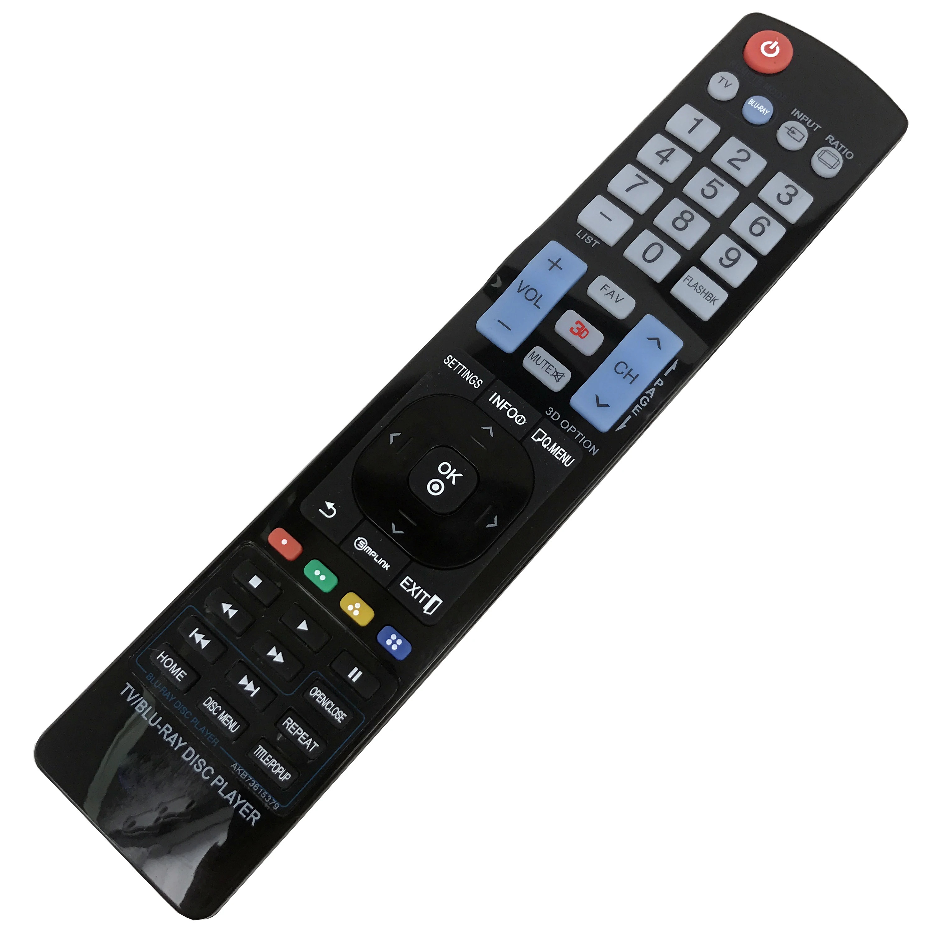 Новая замена AKB73615379 для LG LCD 3D TV Blu Ray дисковый DVD плеер с дистанционным управлением