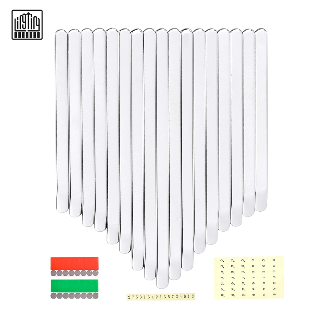 LINGTING 17 Kalimba клавиша для большого пальца фортепианные клавиши Сменный Набор